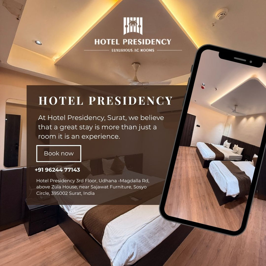 Hotel Presidency Deluxe King Room in surat